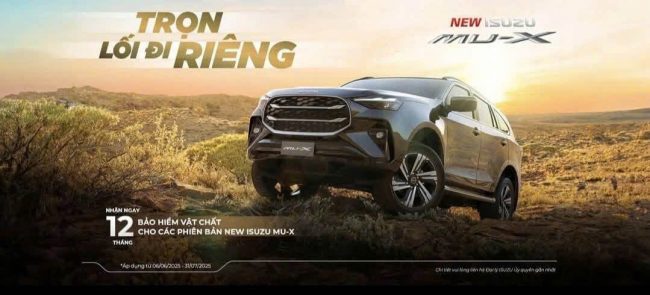 ISUZU_MUX_TẶNG_BẢO HIỂM_VẬT_CHẤT_XE